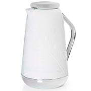 Garrafa térmica Bari com ampola de vidro branca 1L