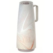 Garrafa Térmica Marmorizada Vidro Creme 1L