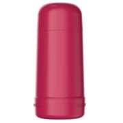 Garrafa térmica minigarbo com ampola de vidro rosa deep