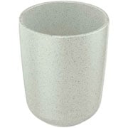 Porta escova de cerâmica Osaka marmorizado branca 08x09 cm