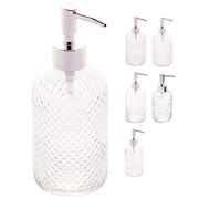 Porta Sabonete Líquido de Vidro 430 ml