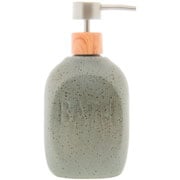Porta Sabonete Líquido em Cerâmica Granilite Cinza 430ml