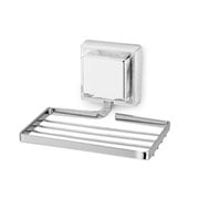 Saboneteira de Metal Cromada com Adesivo 3M
