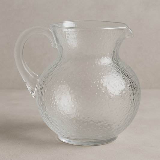 Jarra de Acrílico Bolhas Transparente 2,3L