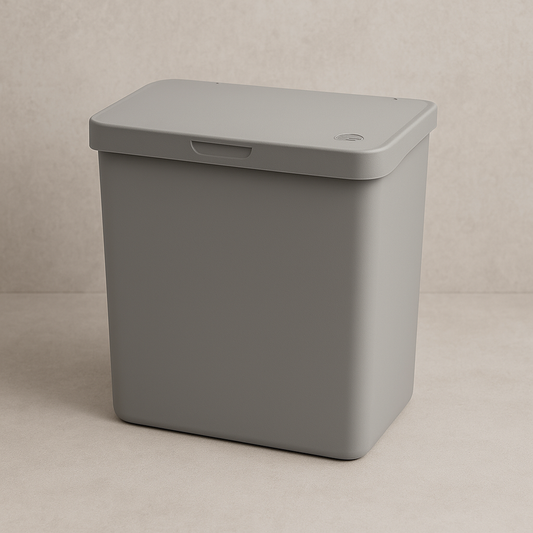 Lixeira para Pia Single Cinza 2.5L