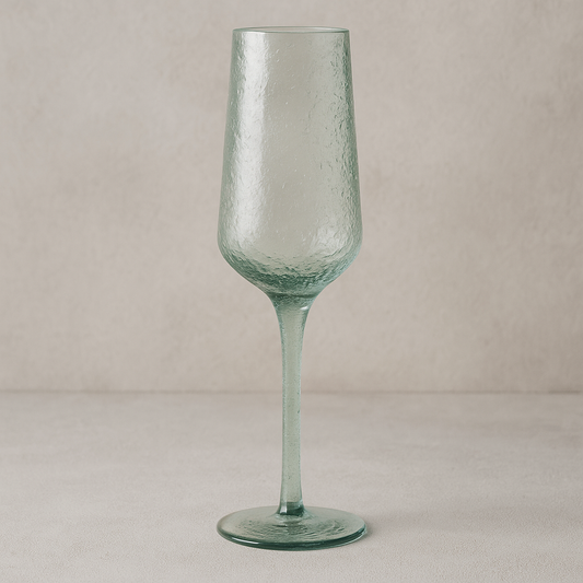 Taça Acrílica Verde para Champanhe 250 ml