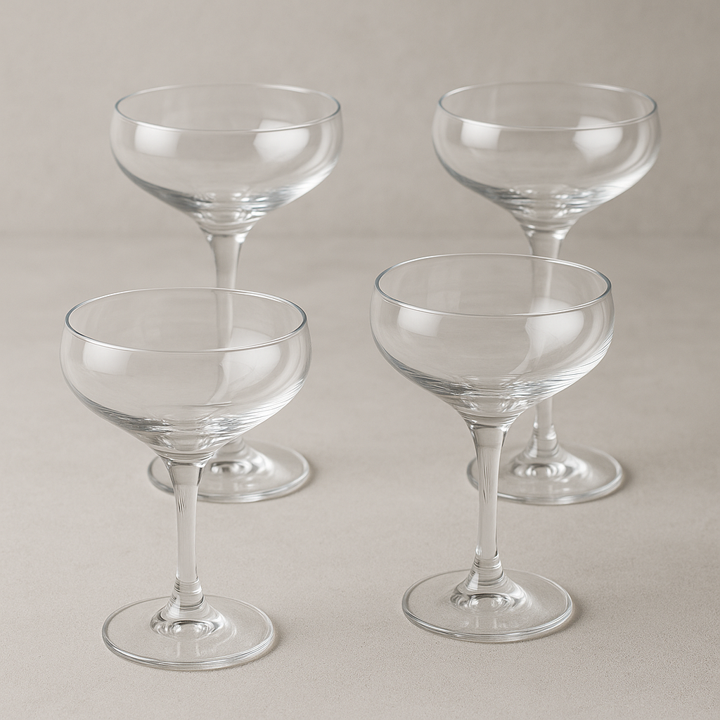 Jogo de Taças de Cristal para Coquetel Praline 180ml 4 Peças