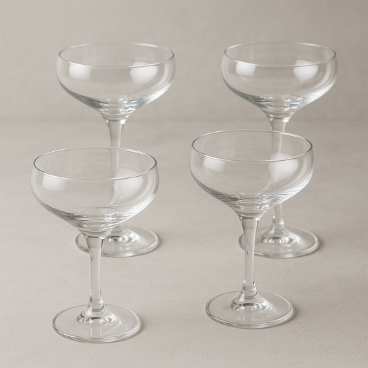 Jogo de Taças de Cristal para Coquetel Praline 180ml 4 Peças