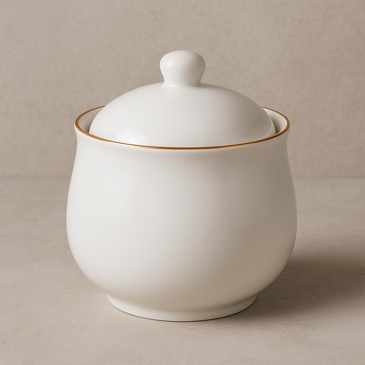 Açucareiro de Porcelana Royal 300ml Branco