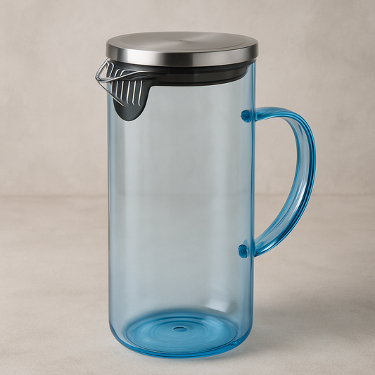 Jarra de Vidro Borossilicato Agata Azul 1,8 Litros