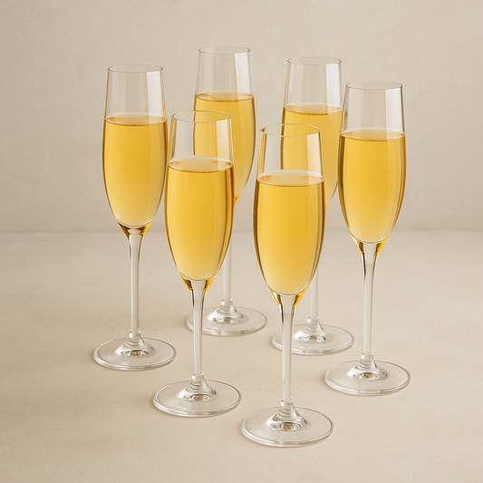 Jogo de Taças Bohemia Gastro Champanhe âmbar 220 ml