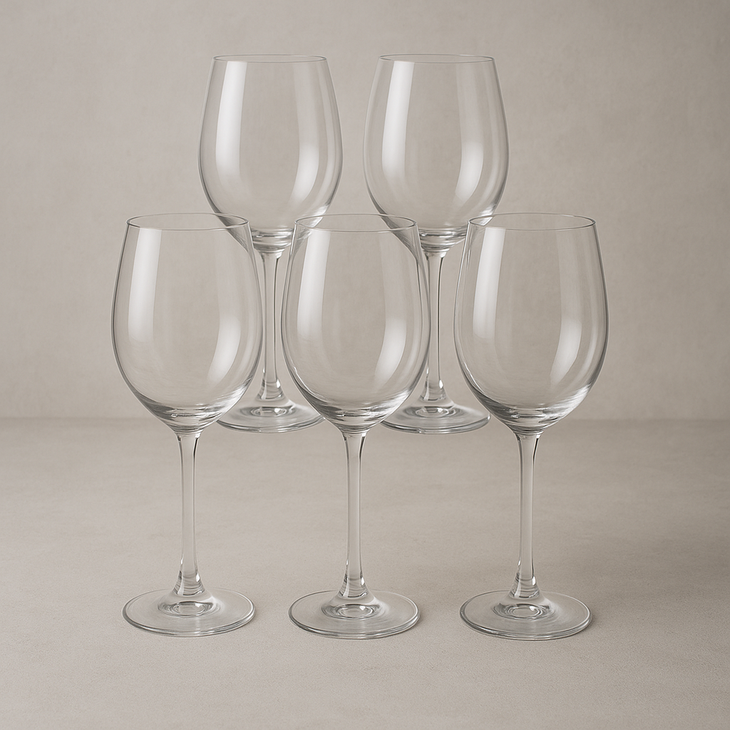 Jogo de Taças de Vidro para Vinho Tinto Sidera 440 ml