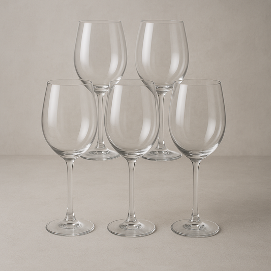 Jogo de Taças de Vidro para Vinho Tinto Sidera 440 ml