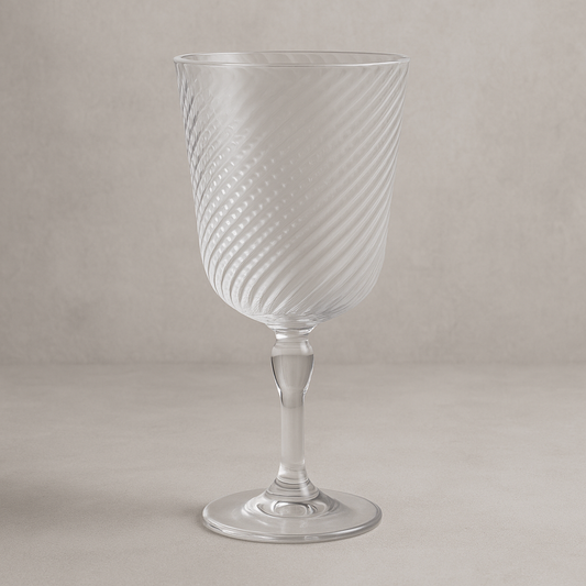 Taça de Acrílico Aspiral 460 ml - Elegância e Resistência