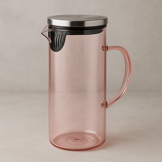 Jarra de Vidro Borossilicato Ágata Rosa 1.8L