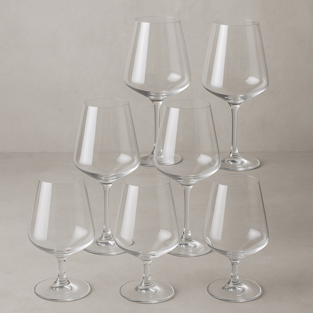 Jogo de Taças de Cristal Bohemia Corvus 750 ml