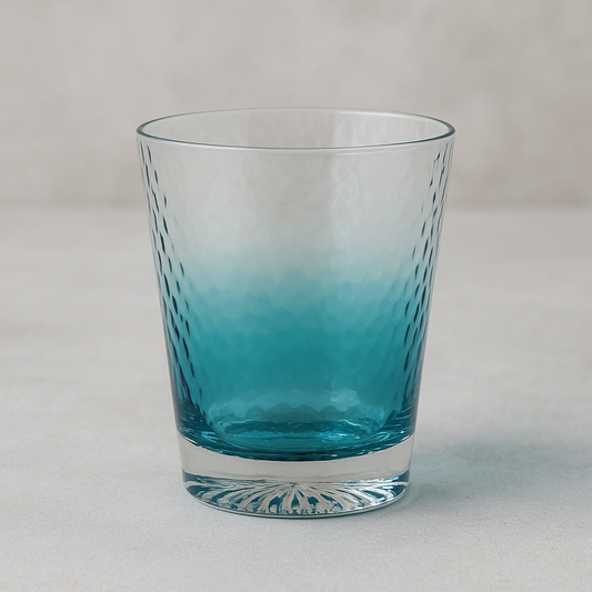 Copo Degradê Azul Acrílico 400ml