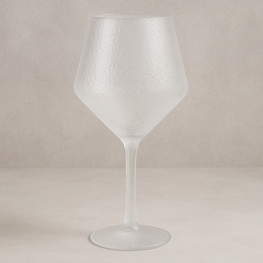 Taça Acrílica Bolhas Transparente 530 ml