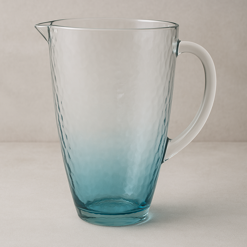 Jarra de Acrílico Degradê Azul 2,1L