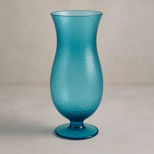 Taça de Acrílico Longa Bolhas Azul 630 ml