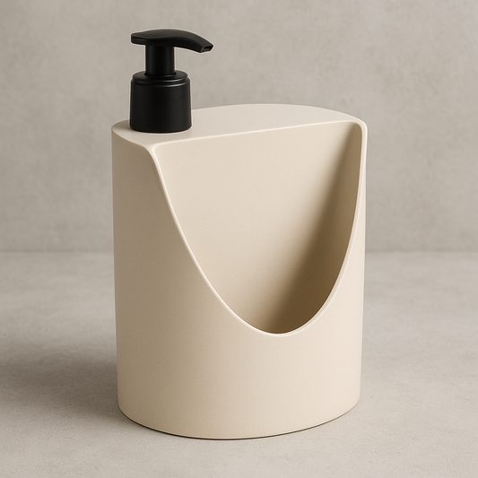 Dispenser Basic Para Detergente 600ml Bege