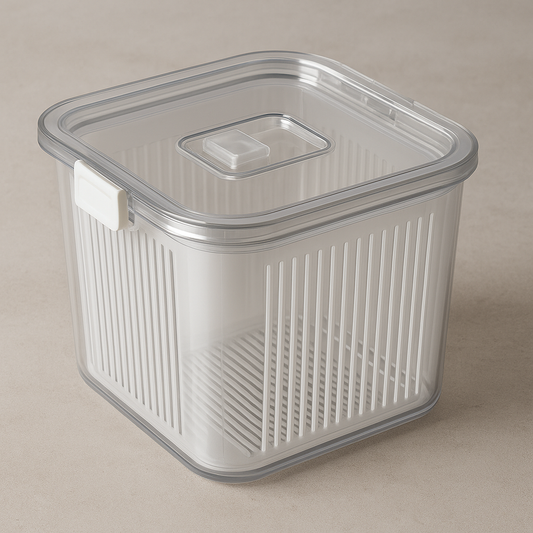 Organizador de Acrílico Slim Multiuso Cesto Cinza 2030L
