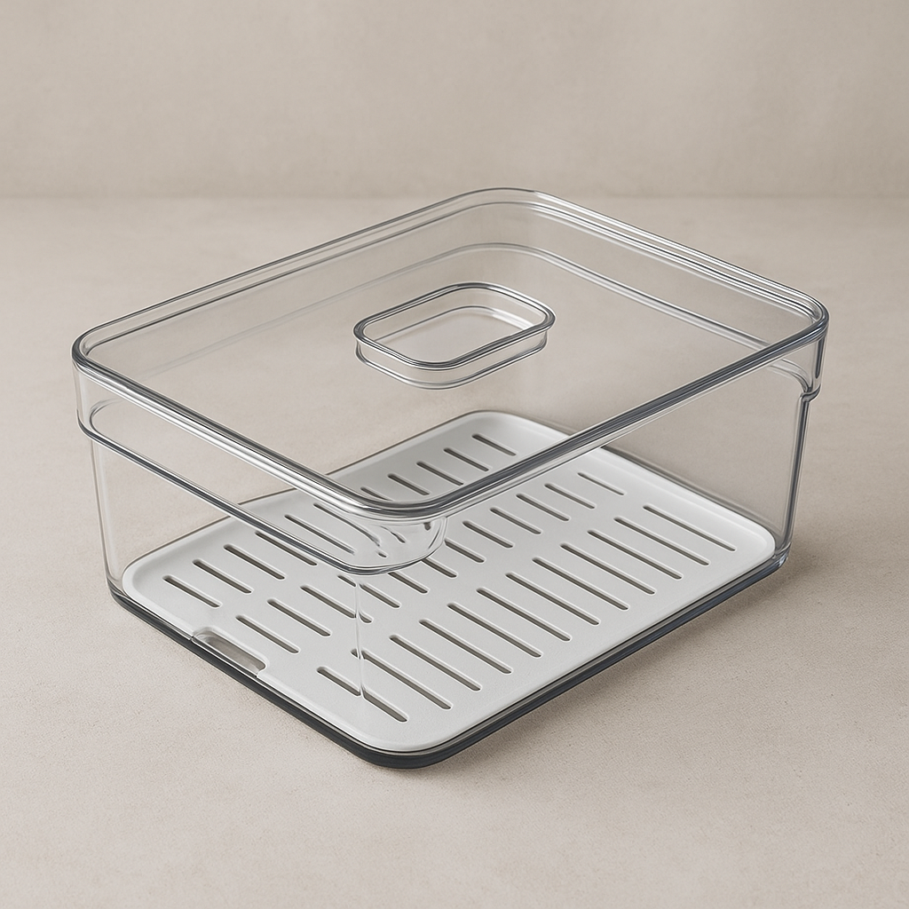 Organizador de Acrílico Clear Fresh 2,2L