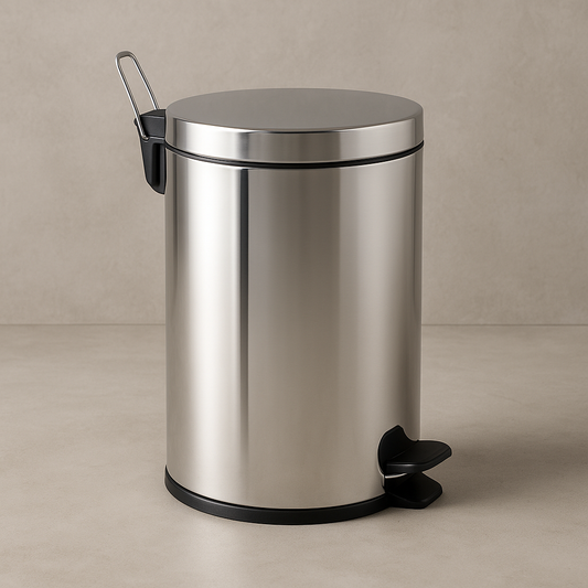 Lixeira de Inox Dercoline Com Cesto 5 Litros