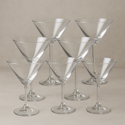 Jogo de Taças de Cristal Bohemia Gastro Martini 6 peças